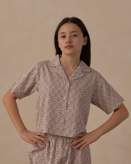 Rylee + Cru - Teen Woven Pajama Set - Primose