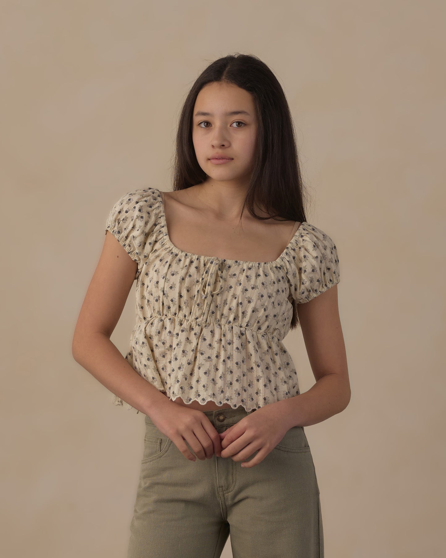 Rylee + Cru - Teen Rylan Top - Vintage Fleur