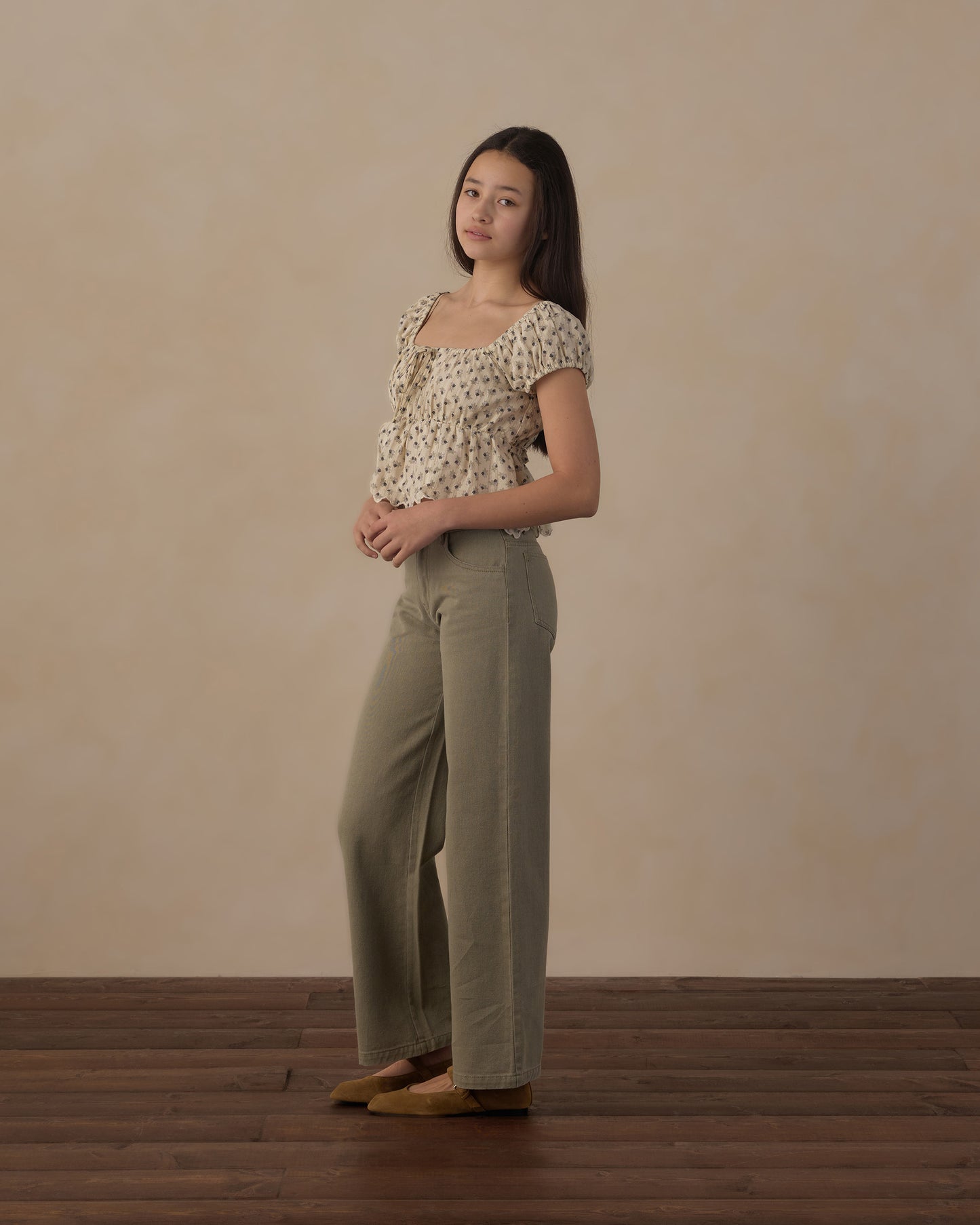 Rylee + Cru - Teen Rylan Top - Vintage Fleur