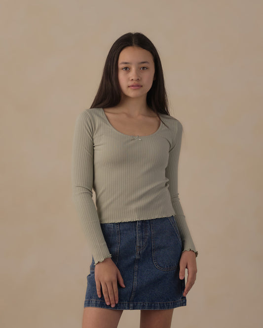 Rylee + Cru - Teen Tennessee Mini Skirt - Indigo