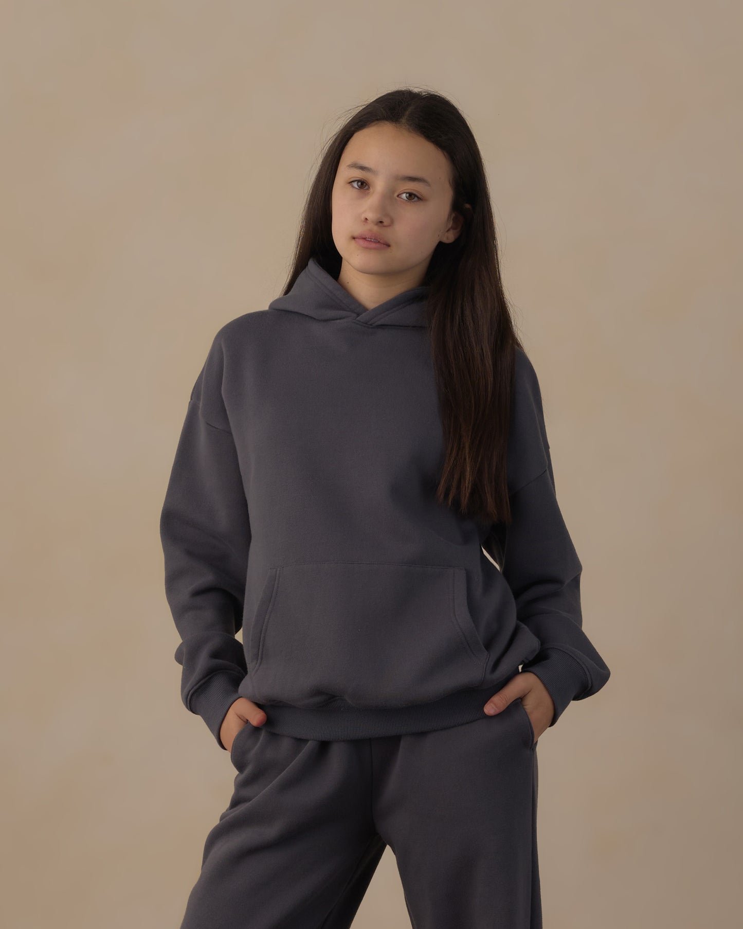 Rylee + Cru - Teen Relaxed Hoodie - Midnight
