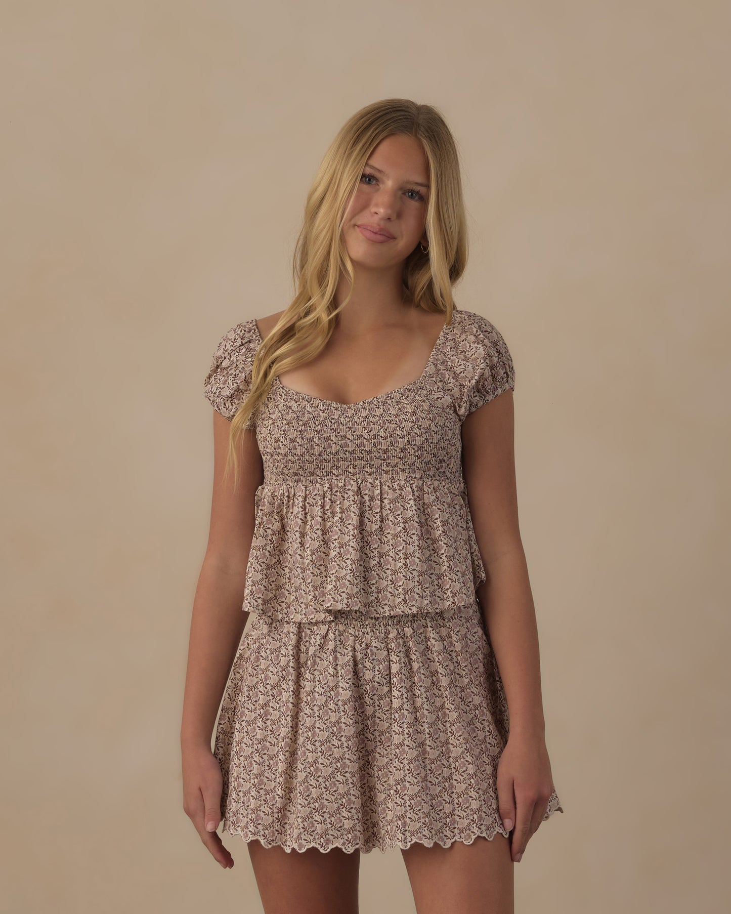 Rylee + Cru - Teen Flutter Top - Primrose