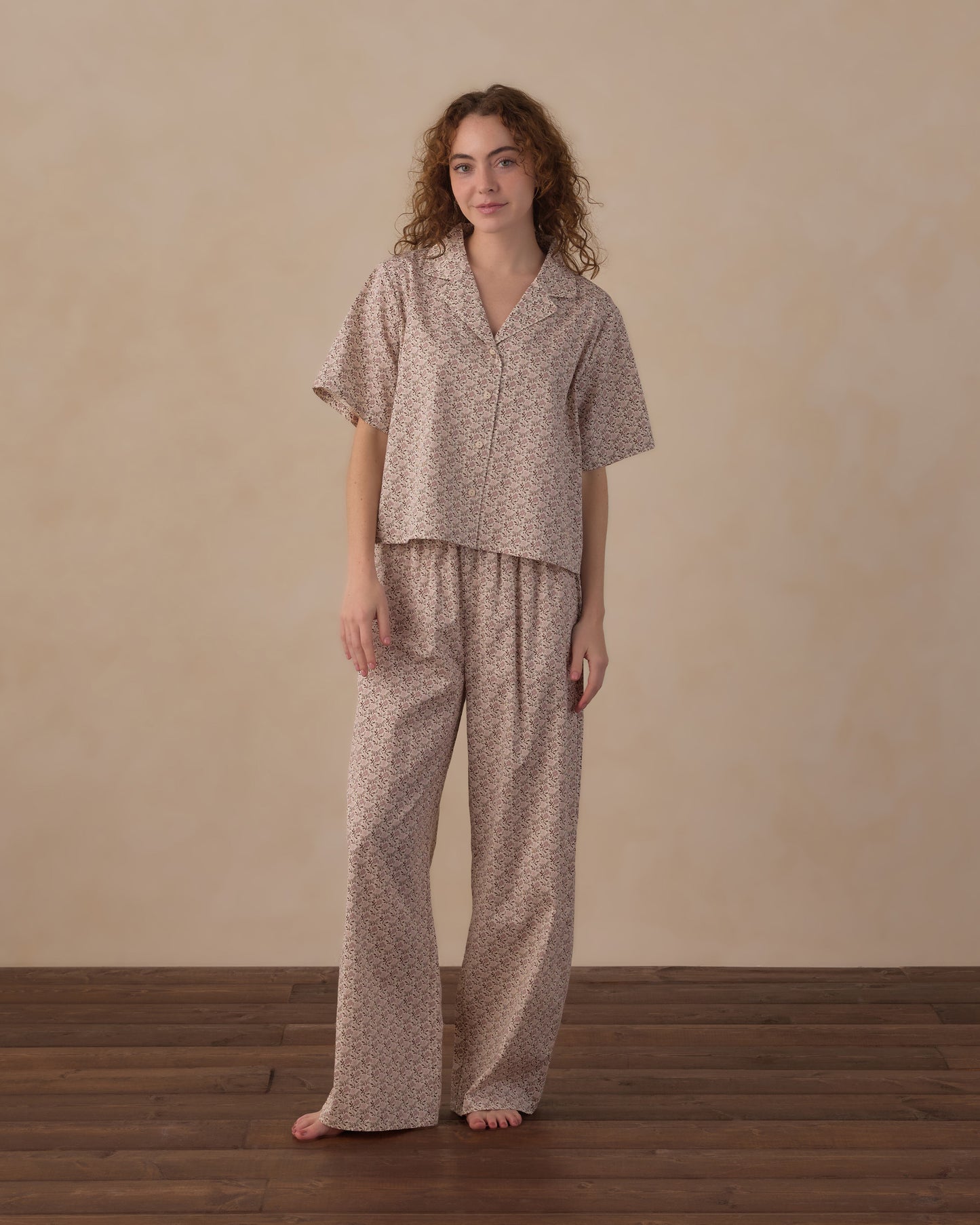Rylee + Cru - Women's Woven Pajama Set - Primose