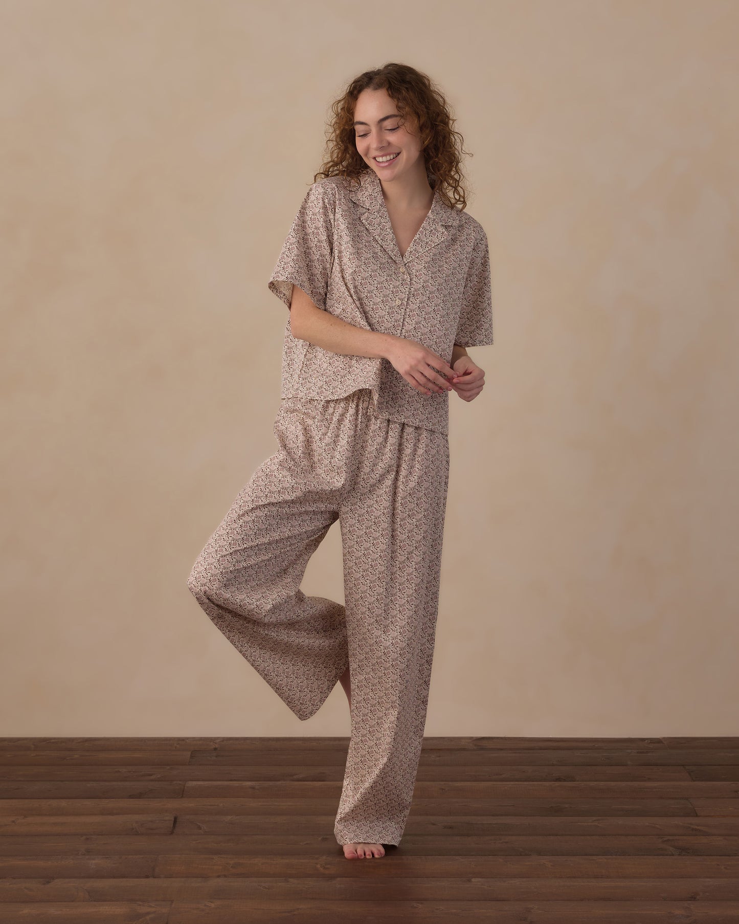 Rylee + Cru - Women's Woven Pajama Set - Primose