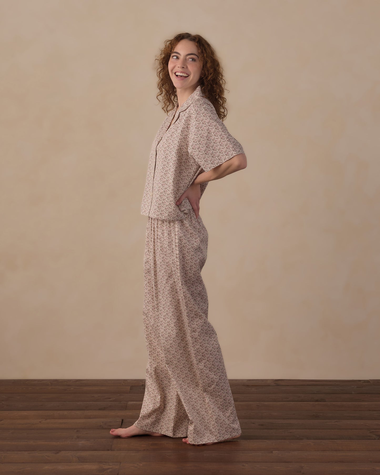 Rylee + Cru - Women's Woven Pajama Set - Primose