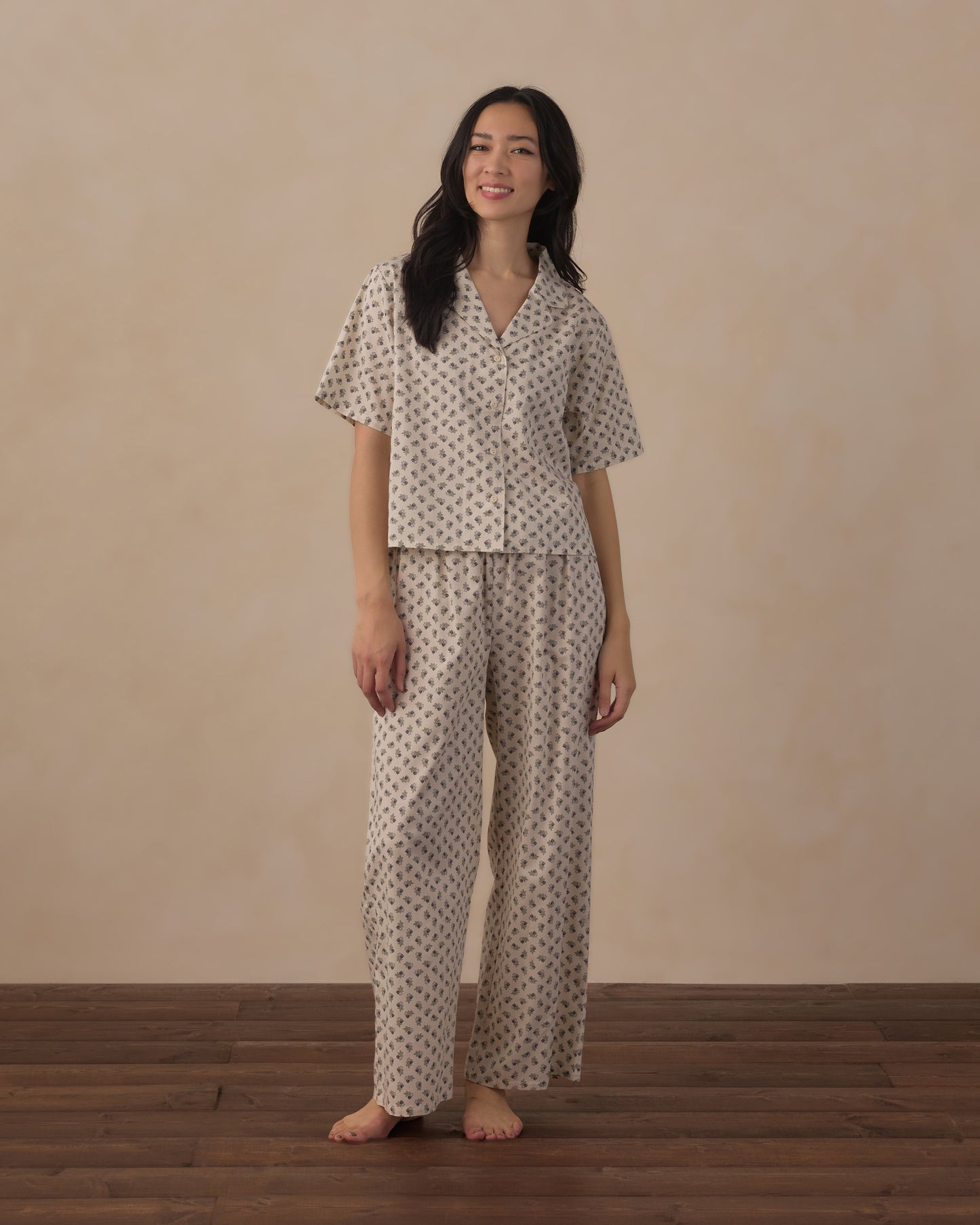 Rylee + Cru - Women's Woven Pajama Set - Vintage Fleur