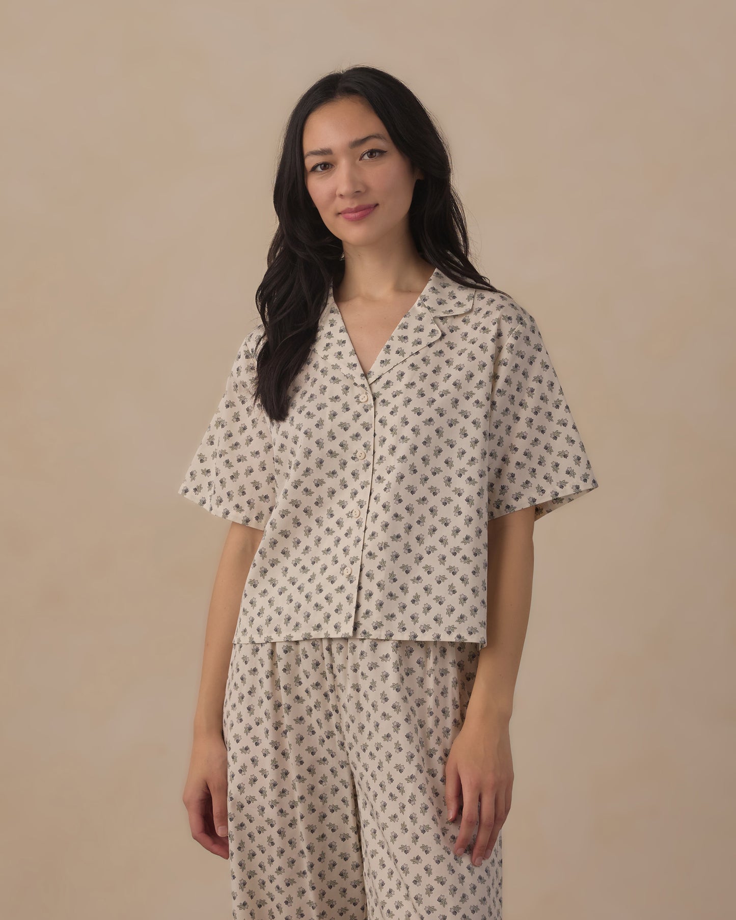Rylee + Cru - Women's Woven Pajama Set - Vintage Fleur