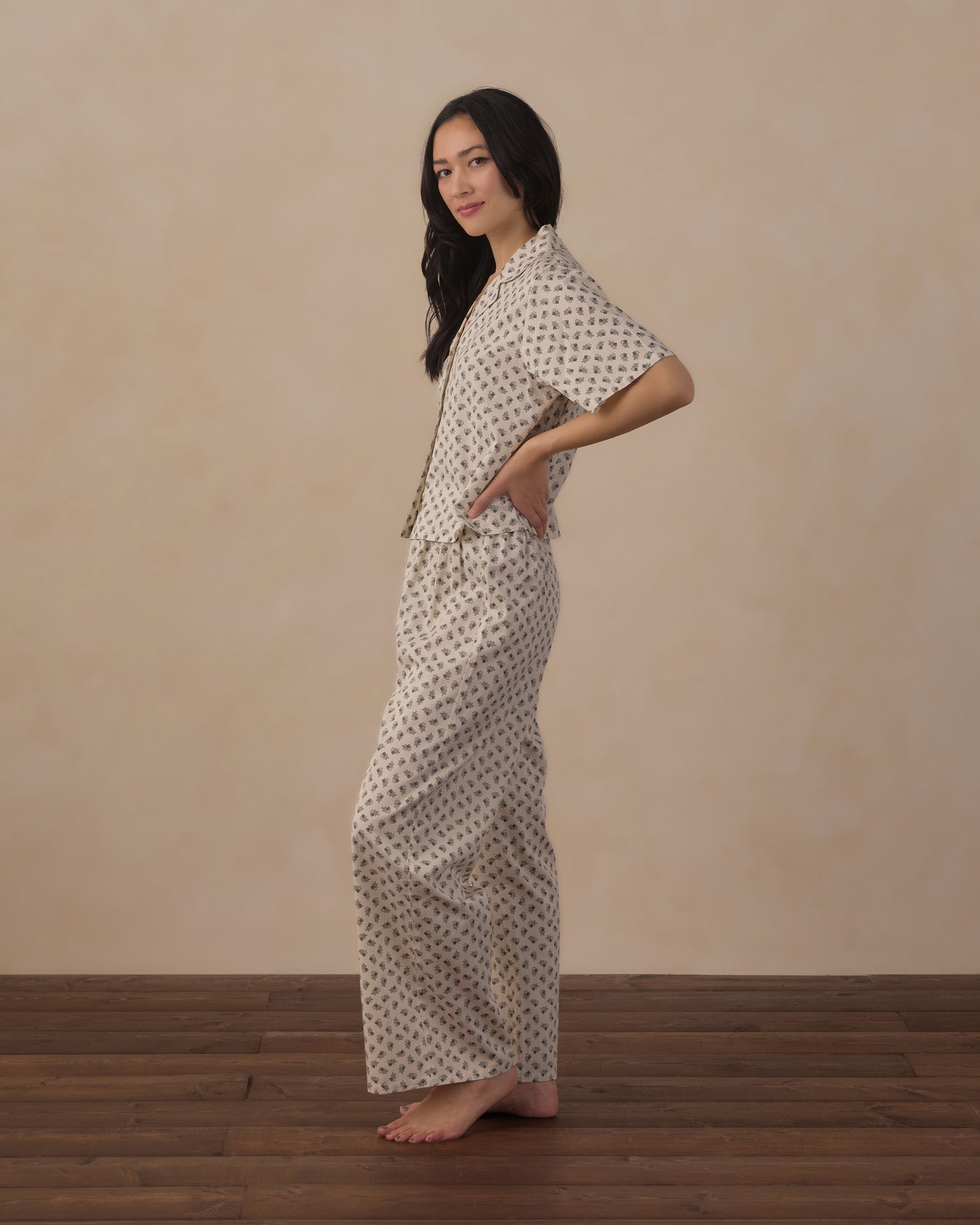 Rylee + Cru - Women's Woven Pajama Set - Vintage Fleur