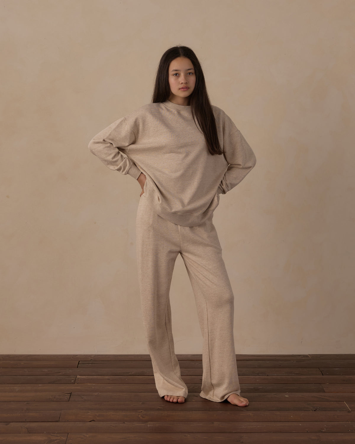 Rylee + Cru - Teen Sweatpant - Heathered Ash