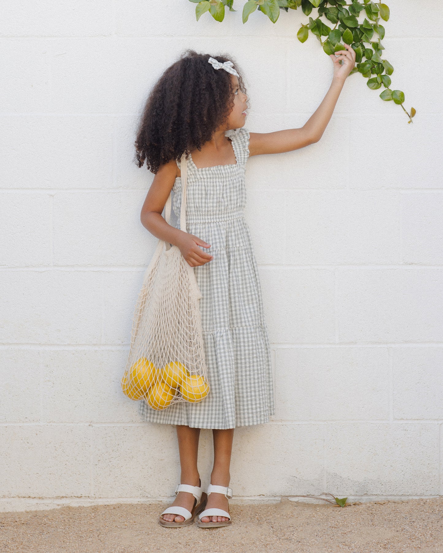 Rylee + Cru - Josie Dress - Eucalyptus Gingham