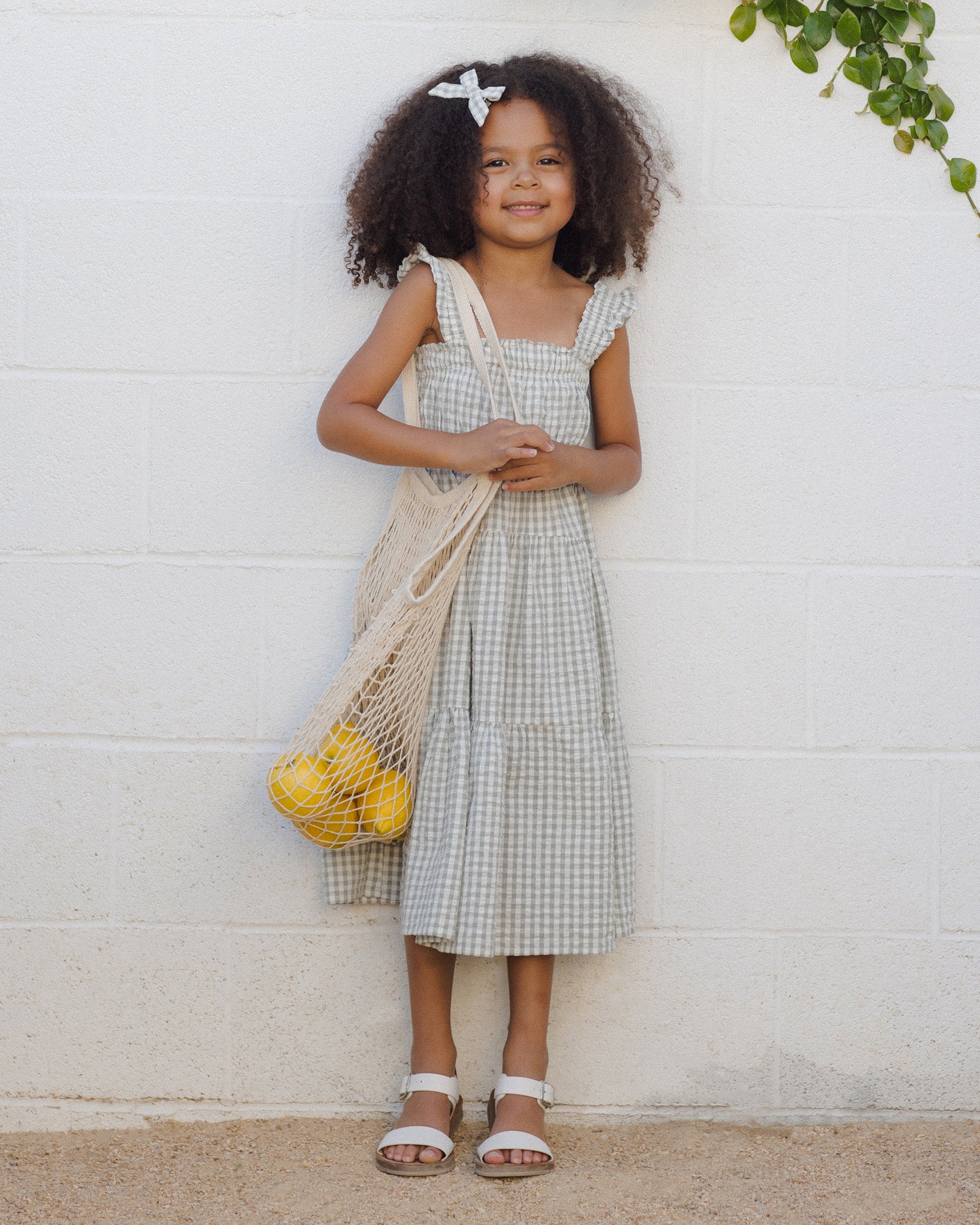 Rylee + Cru - Josie Dress - Eucalyptus Gingham