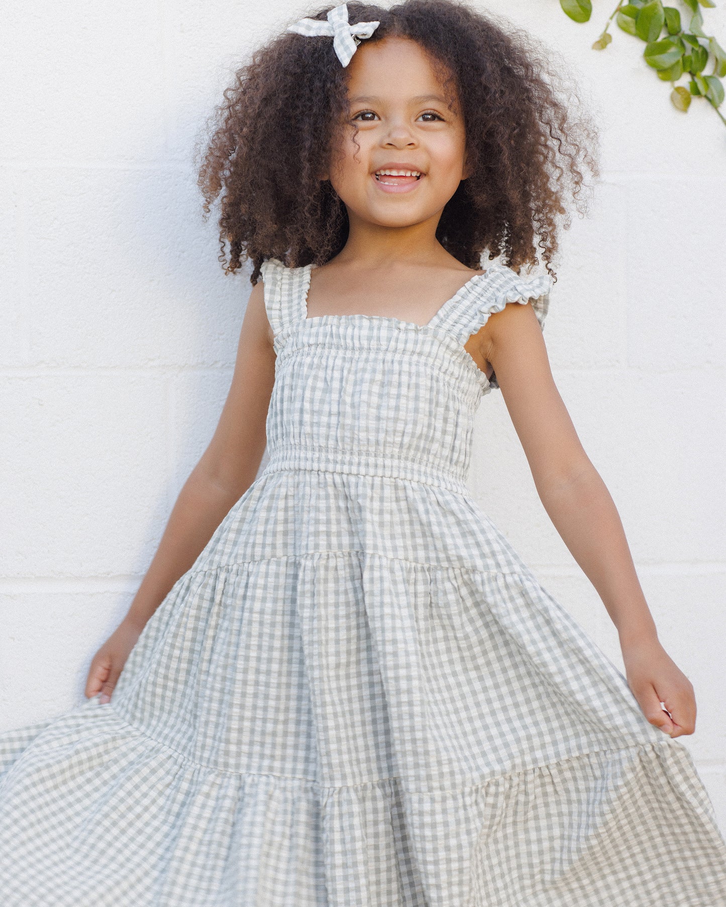 Rylee + Cru - Josie Dress - Eucalyptus Gingham