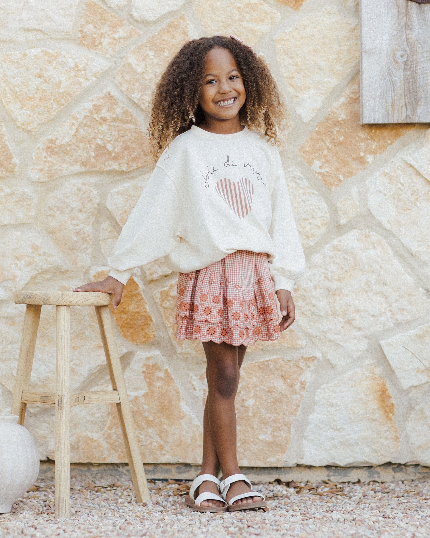 Rylee + Cru - Oversized Sweatshirt - Joie De Vivre