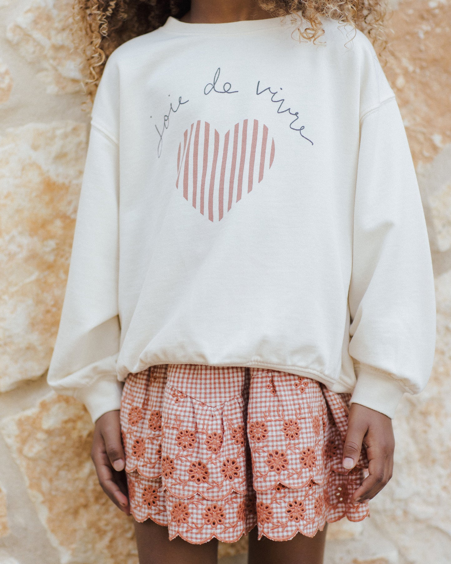 Rylee + Cru - Oversized Sweatshirt - Joie De Vivre