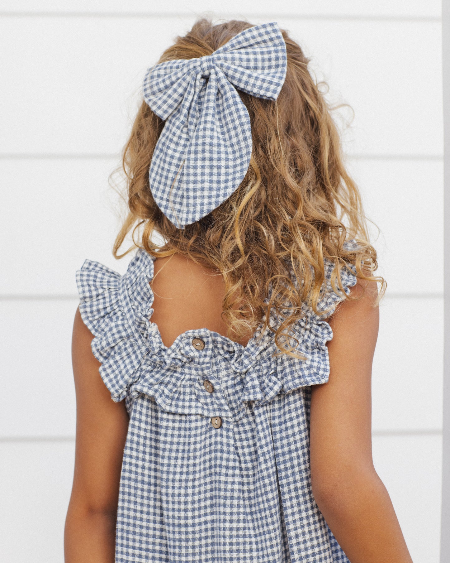 Rylee + Cru - Lennon Dress - Marine Gingham