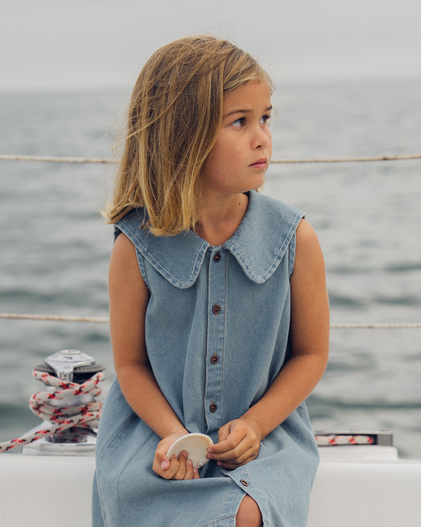 Rylee + Cru - Adria Dress - Washed Blue