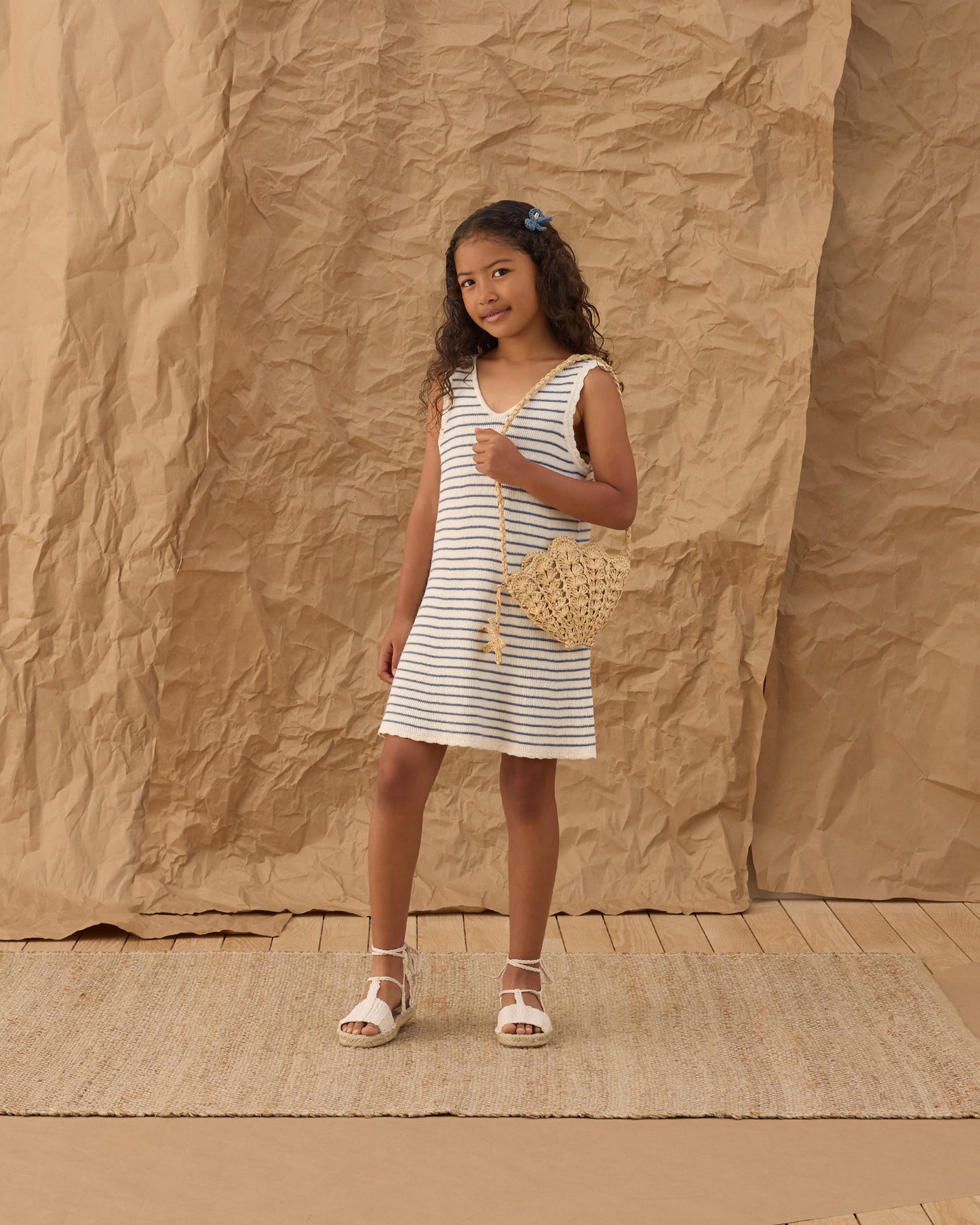 Rylee + Cru - Crochet Tank Mini Dress - Marine Stripe