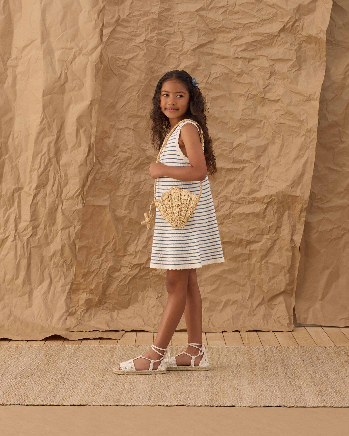 Rylee + Cru - Crochet Tank Mini Dress - Marine Stripe