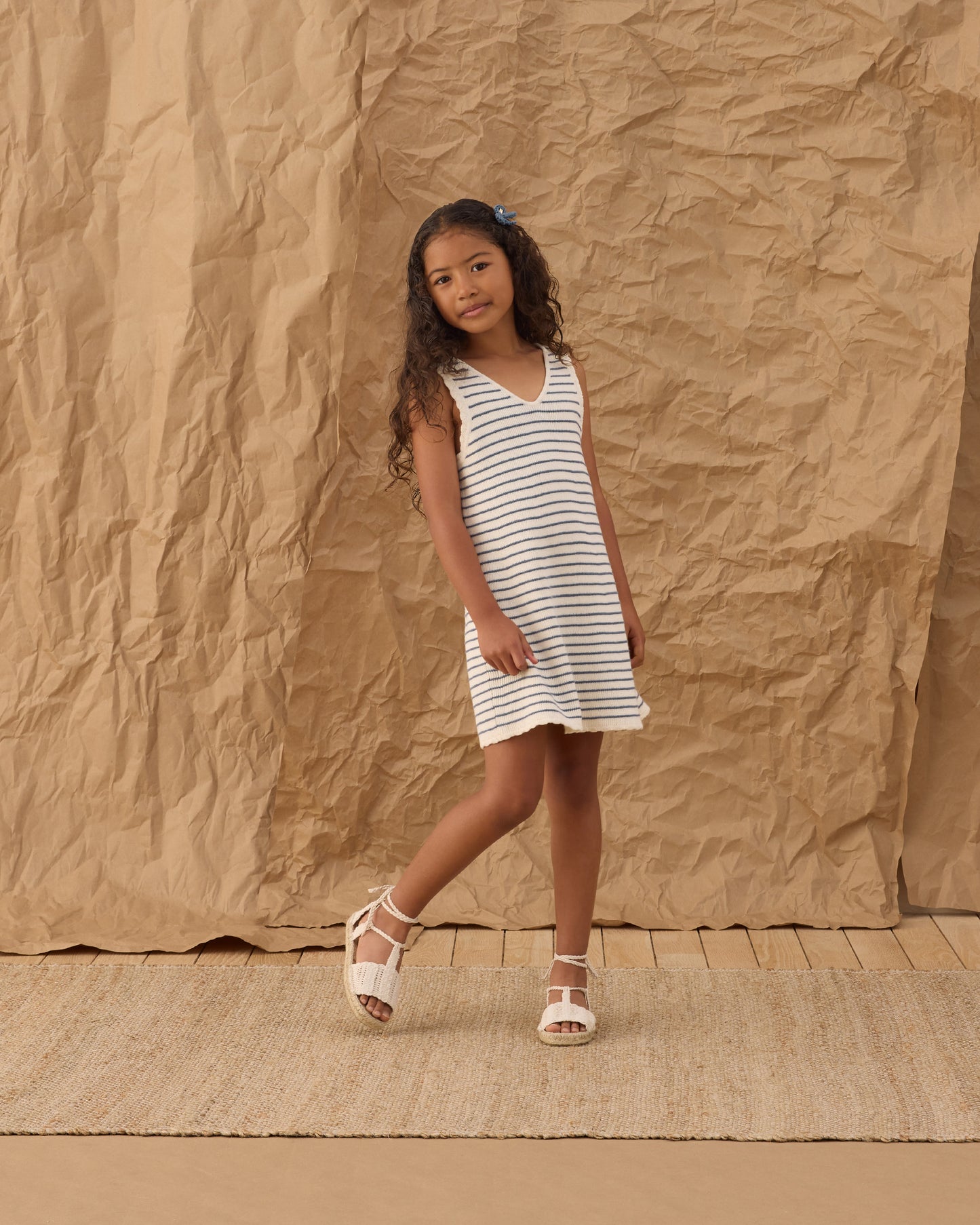 Rylee + Cru - Crochet Tank Mini Dress - Marine Stripe