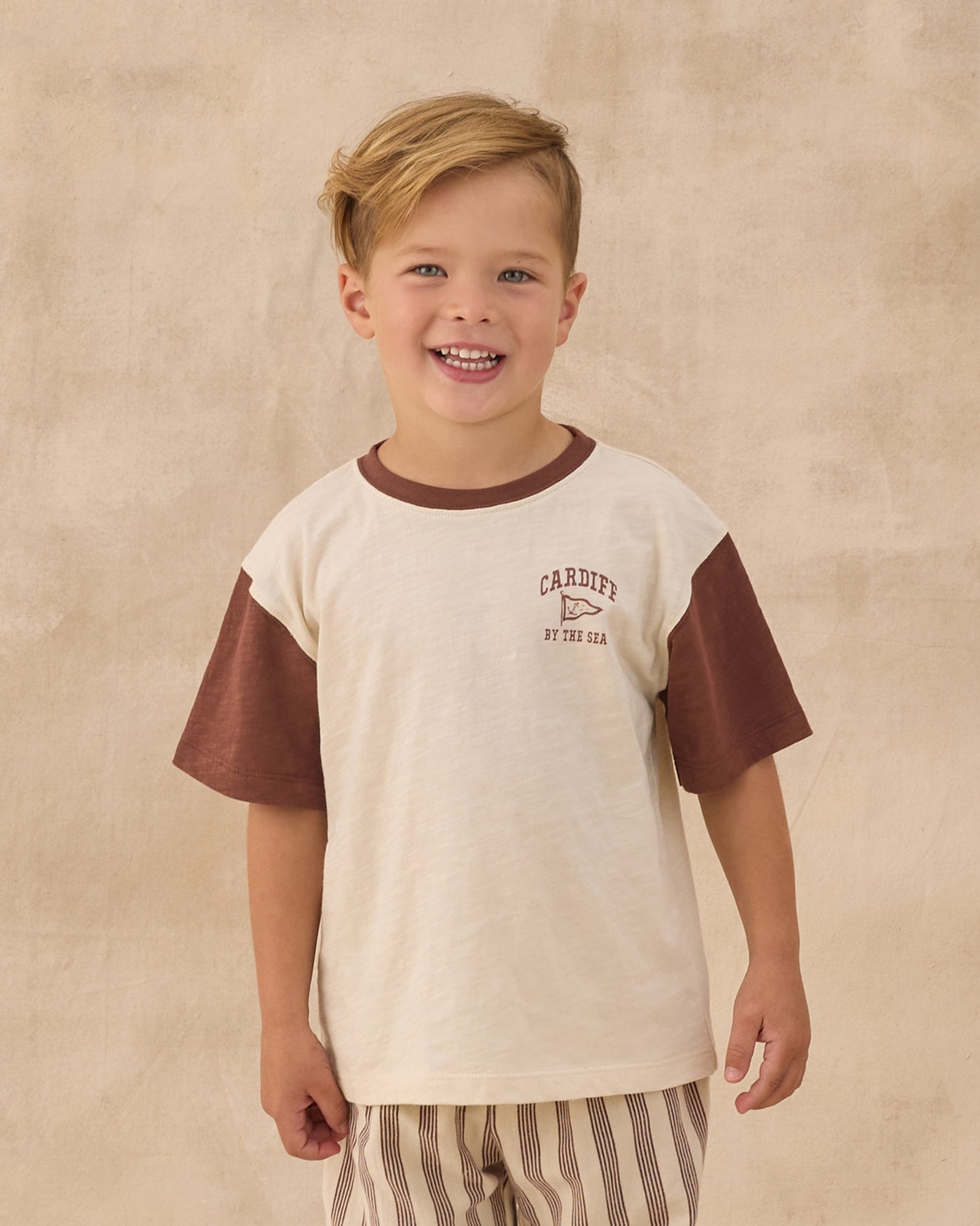 Rylee + Cru - Contrast Short Sleeve Tee - Cardiff By The Sea