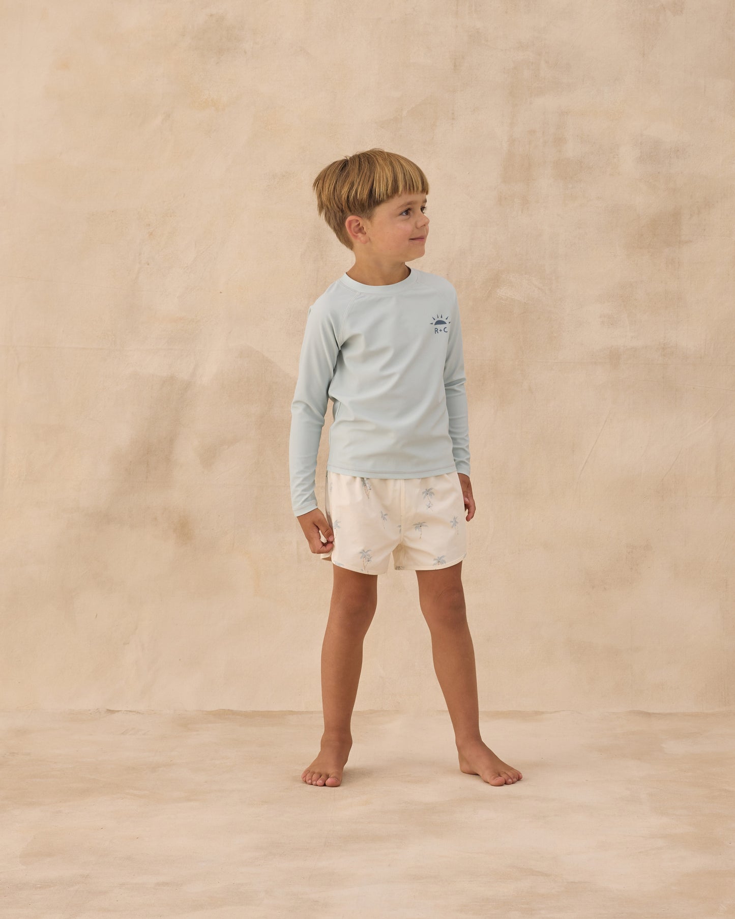 Rylee + Cru - Swim Trunk - Palms