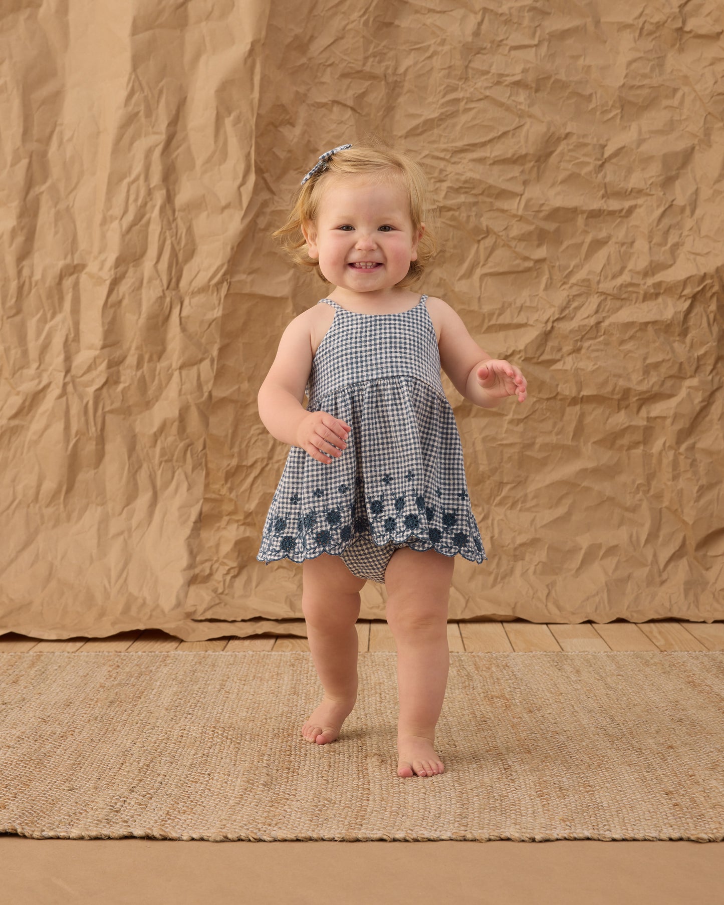 Rylee + Cru - Zenni Set - Marine Gingham