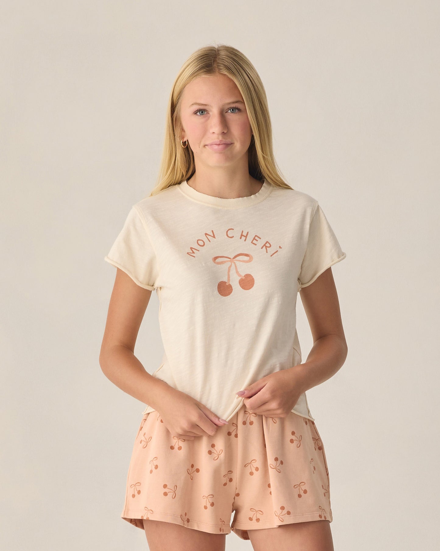 Rylee + Cru - Teen Vintage Tee - Natural