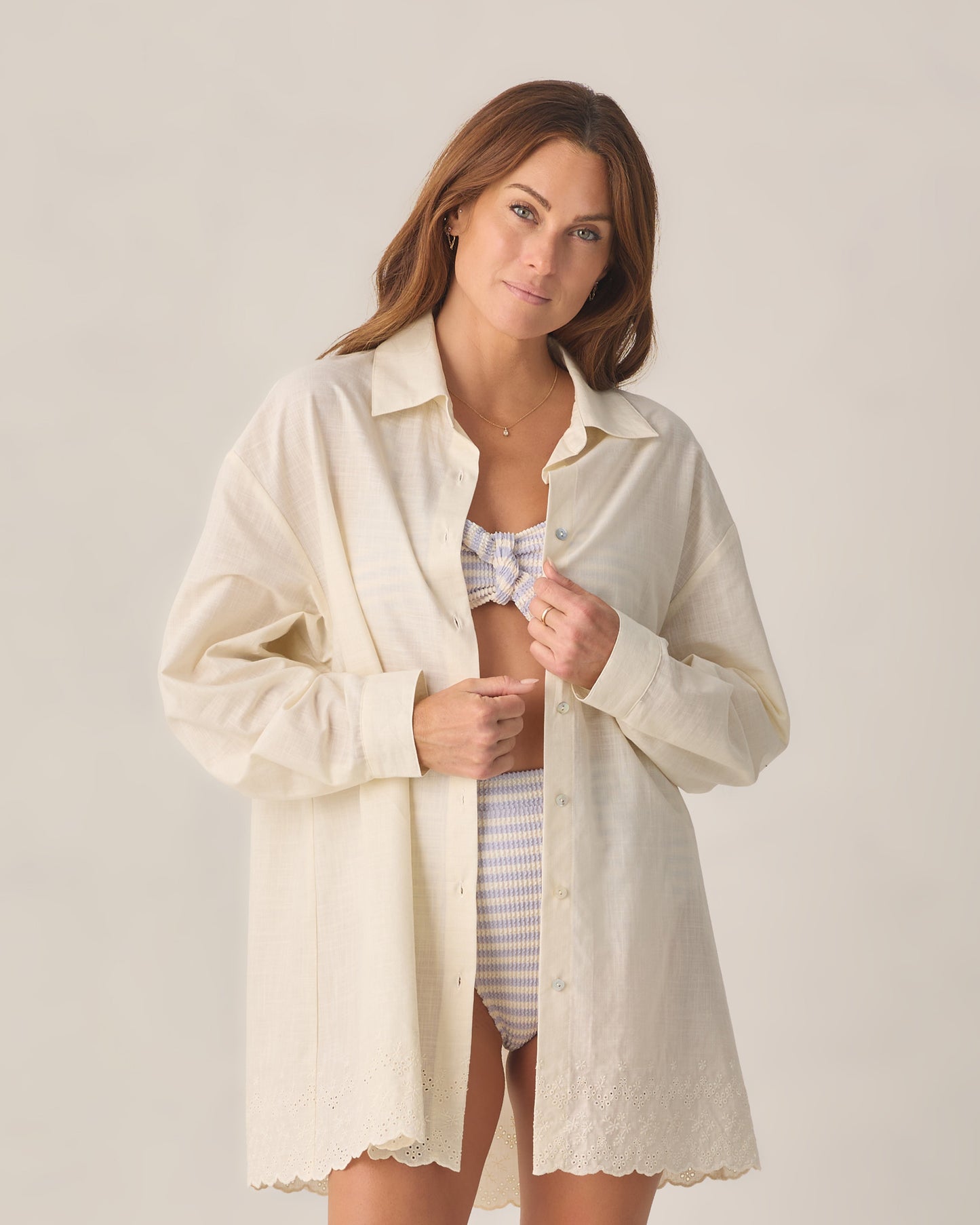 Rylee + Cru - Women's Del Mar Shirt - Ivory