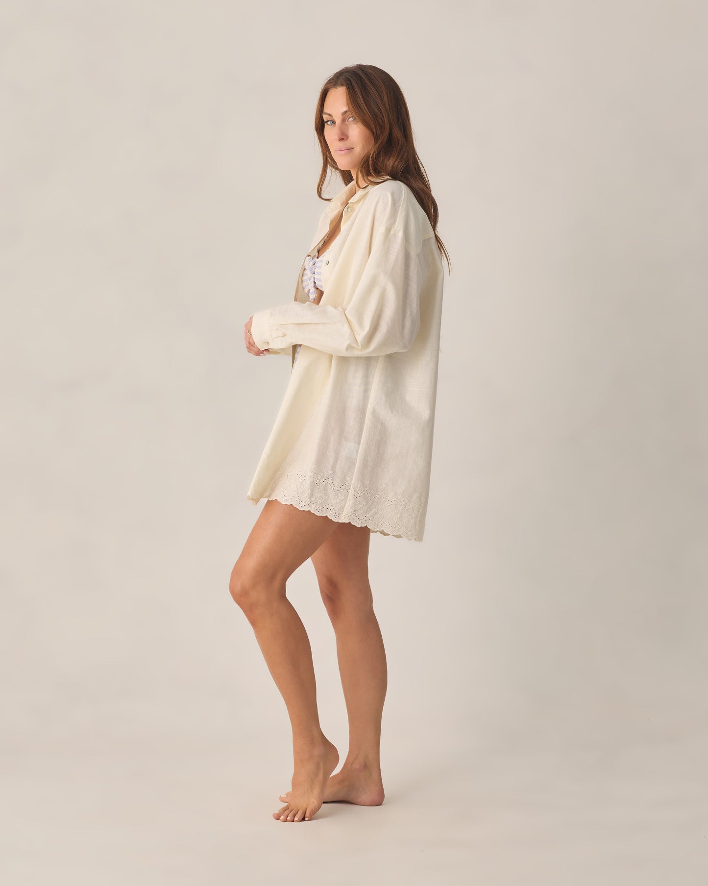 Rylee + Cru - Women's Del Mar Shirt - Ivory
