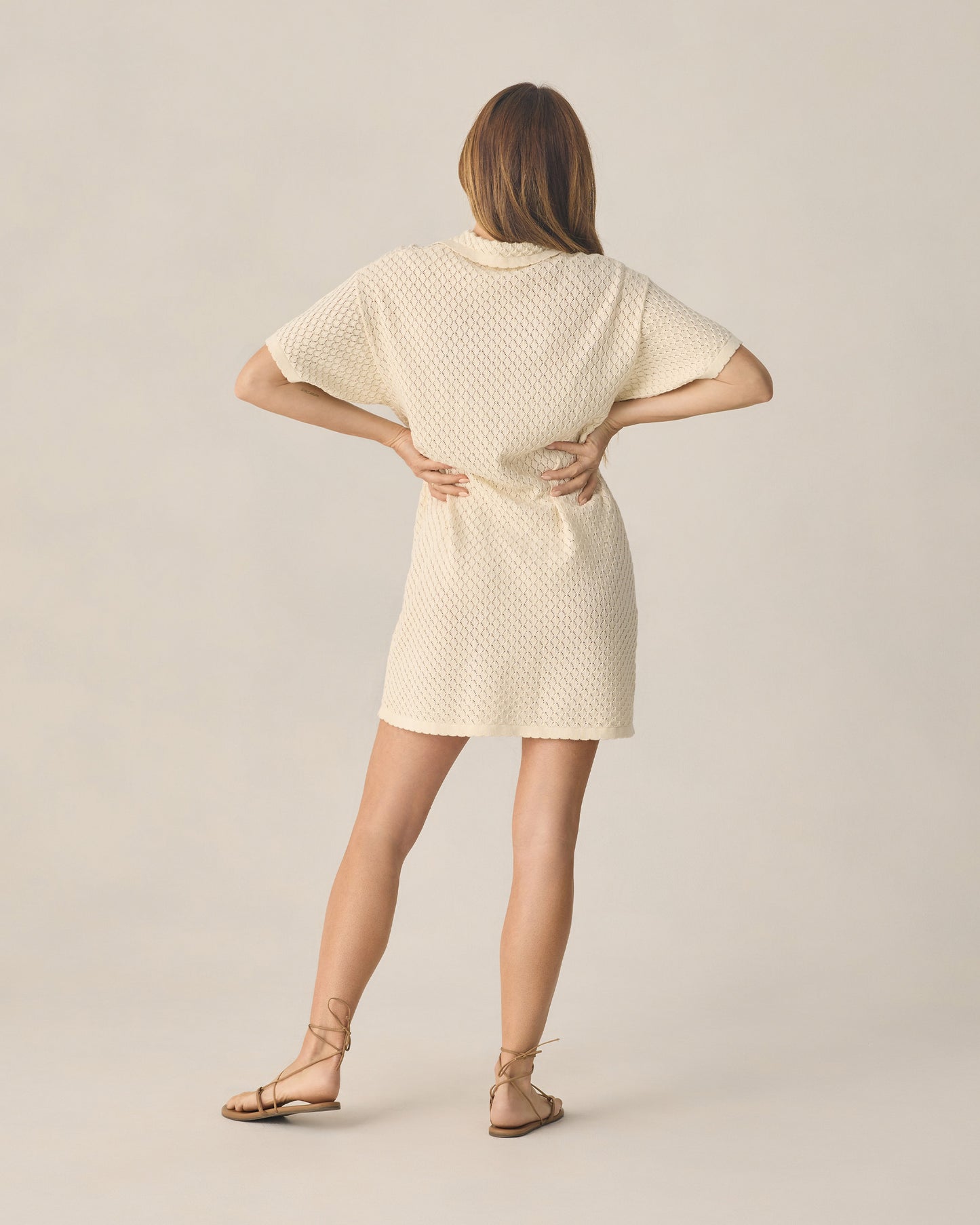 Rylee + Cru - Women's Crochet Cover up - Natural