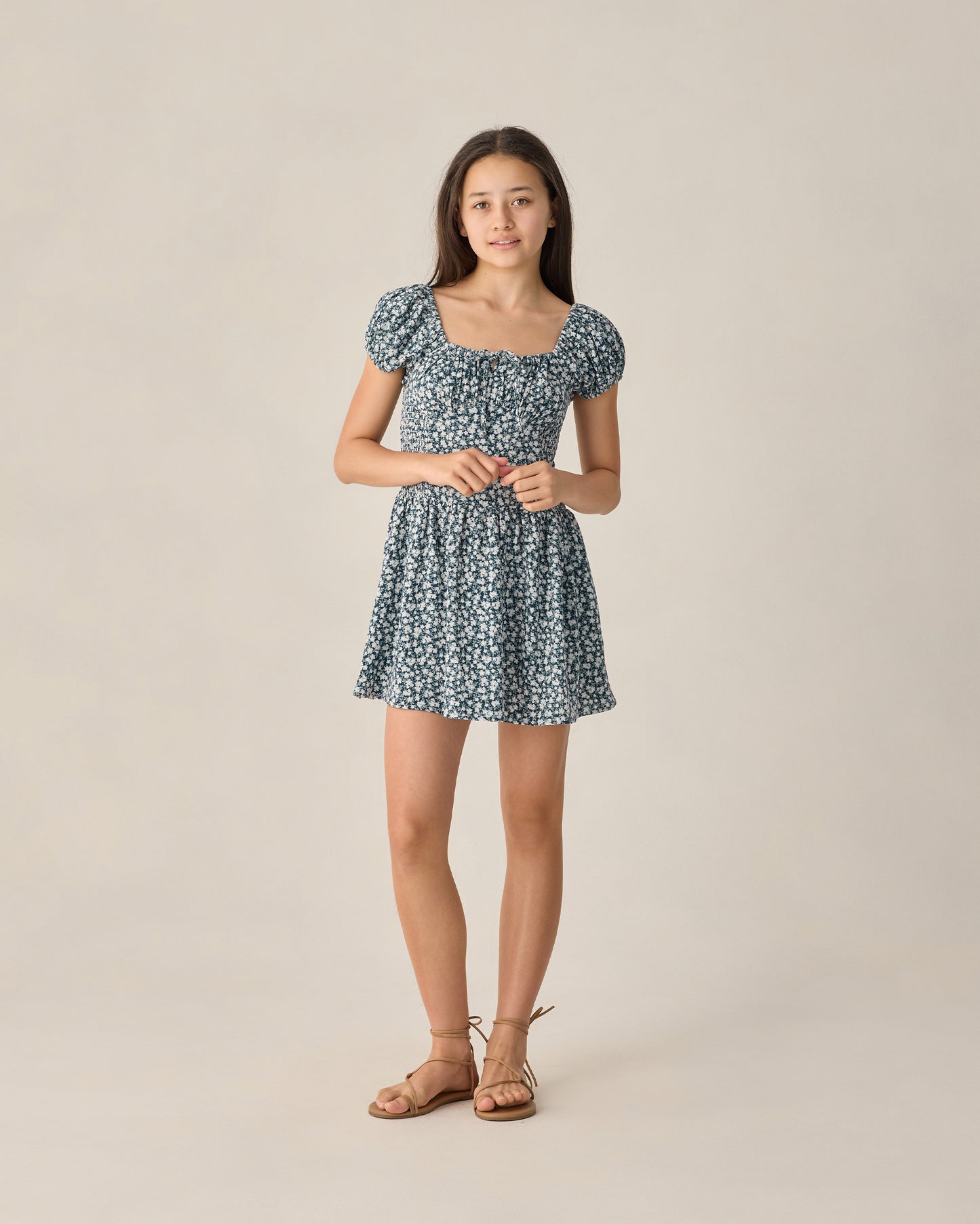 Rylee + Cru - Teen Alex Dress - Navy Floral