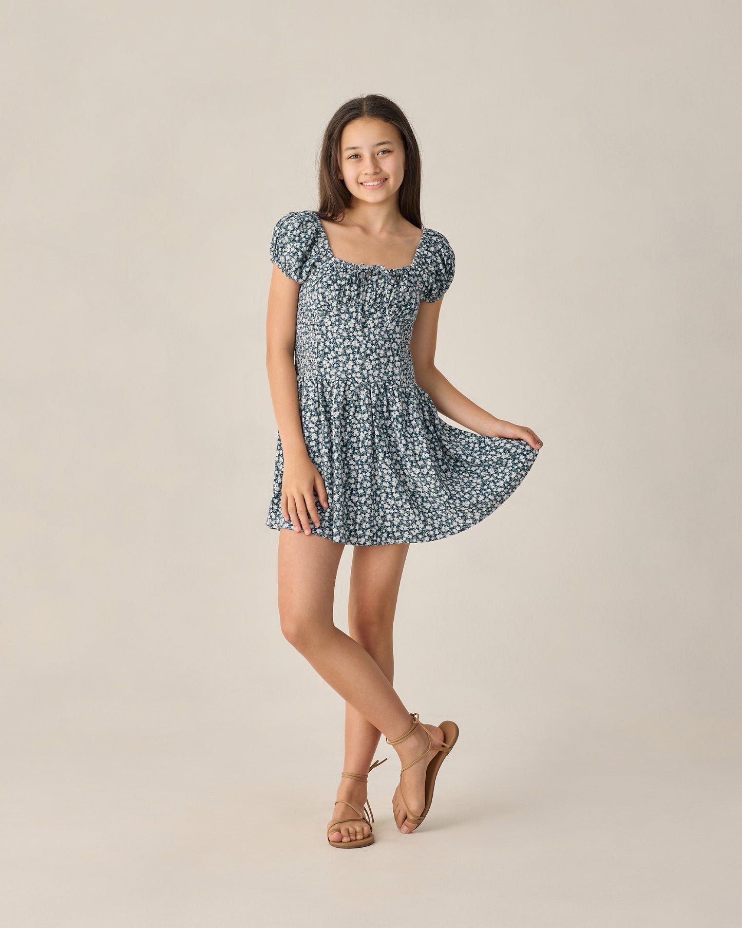 Rylee + Cru - Teen Alex Dress - Navy Floral