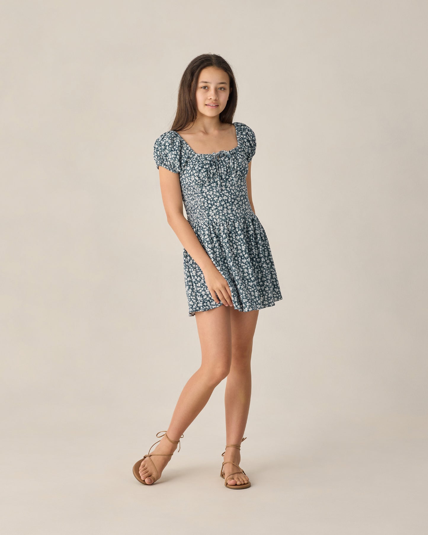 Rylee + Cru - Teen Alex Dress - Navy Floral