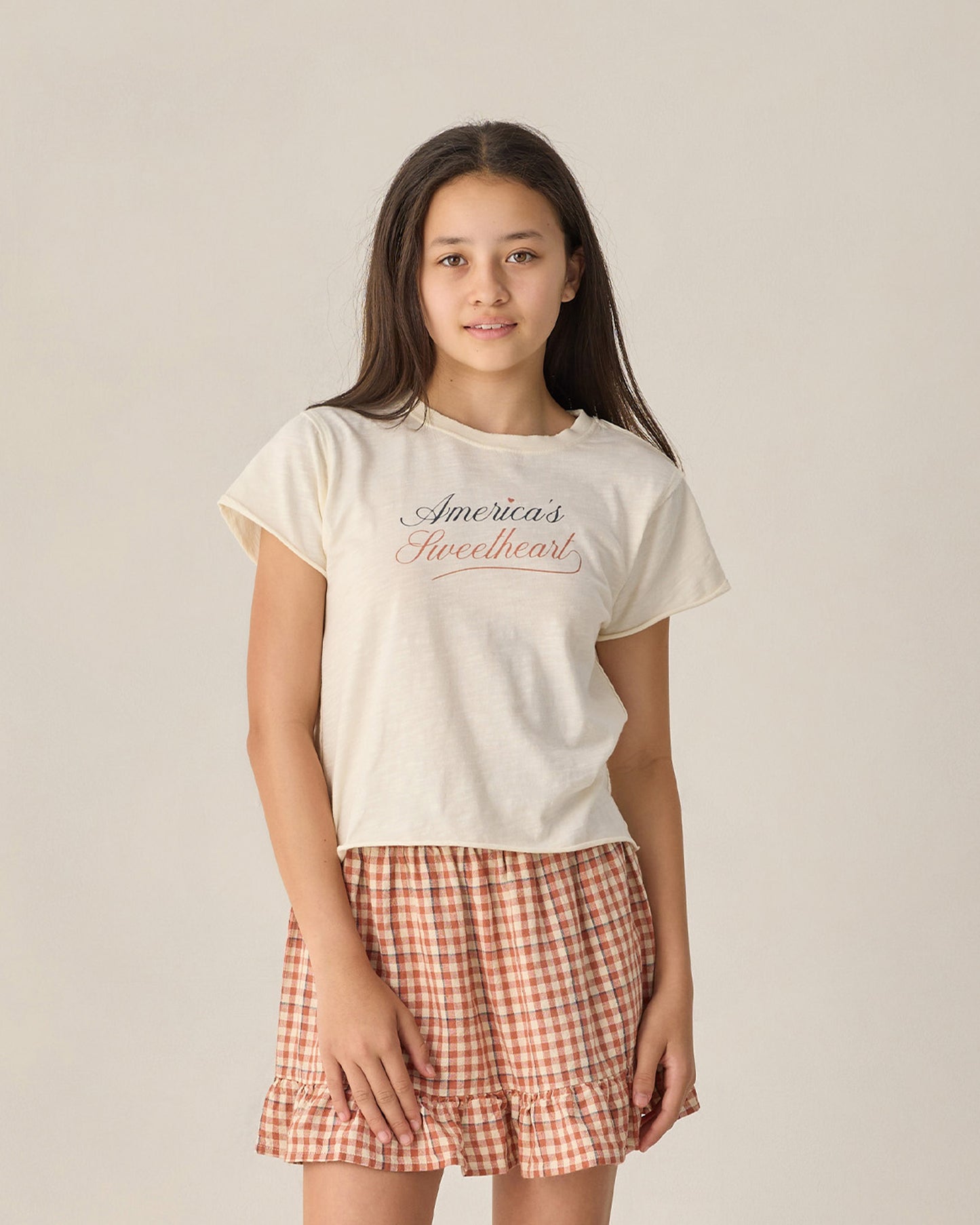 Rylee + Cru - Teen Jess Mini Skirt - Poppy Gingham