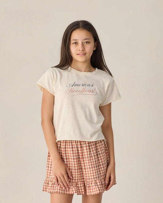 Rylee + Cru - Teen Jess Mini Skirt - Poppy Gingham