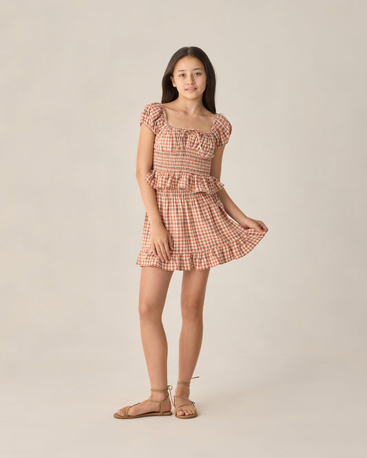 Rylee + Cru - Alex Top - Poppy Gingham