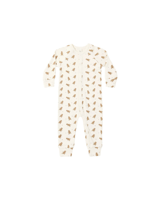 Rylee + Cru - Organic Long John Pajamas - Gingerbread