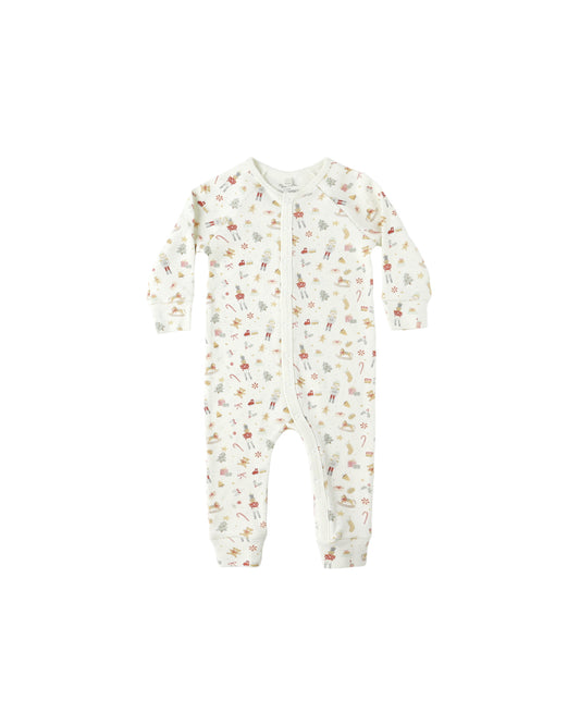 Rylee + Cru - Organic Long John Pajamas - Festive