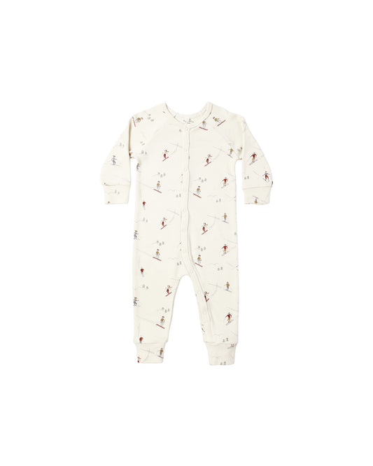 Rylee + Cru - Organic Long John Pajamas - Skiers