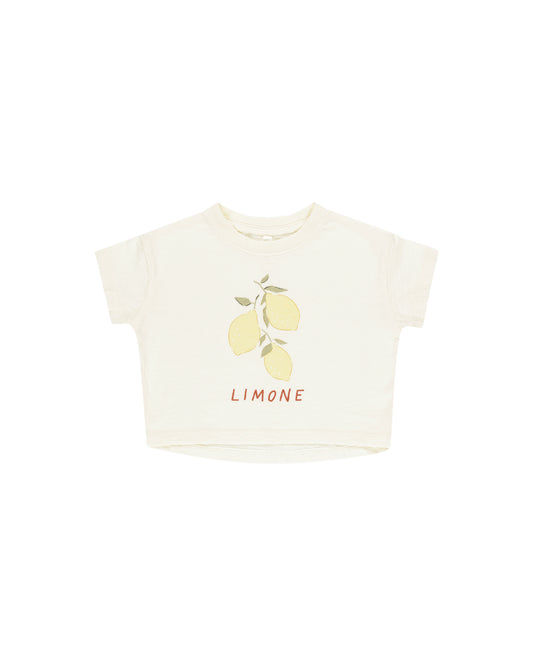 Rylee + Cru - Boxy Tee - Limone