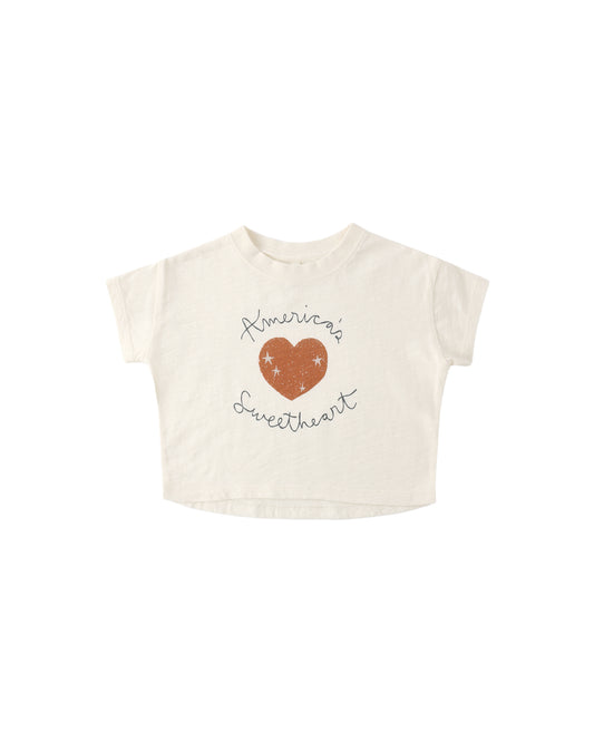 Rylee + Cru - Boxy Tee - Americas Sweetheart