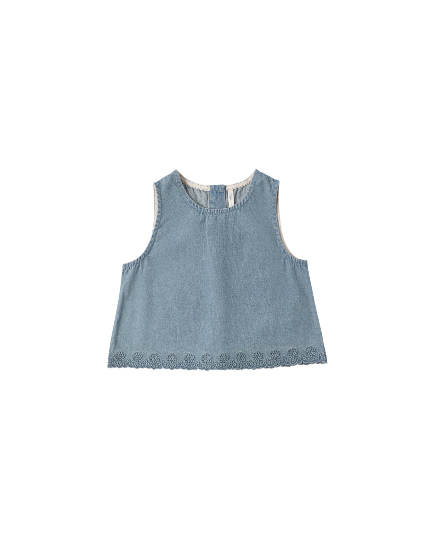 Rylee + Cru - Aaron Top - Washed Blue
