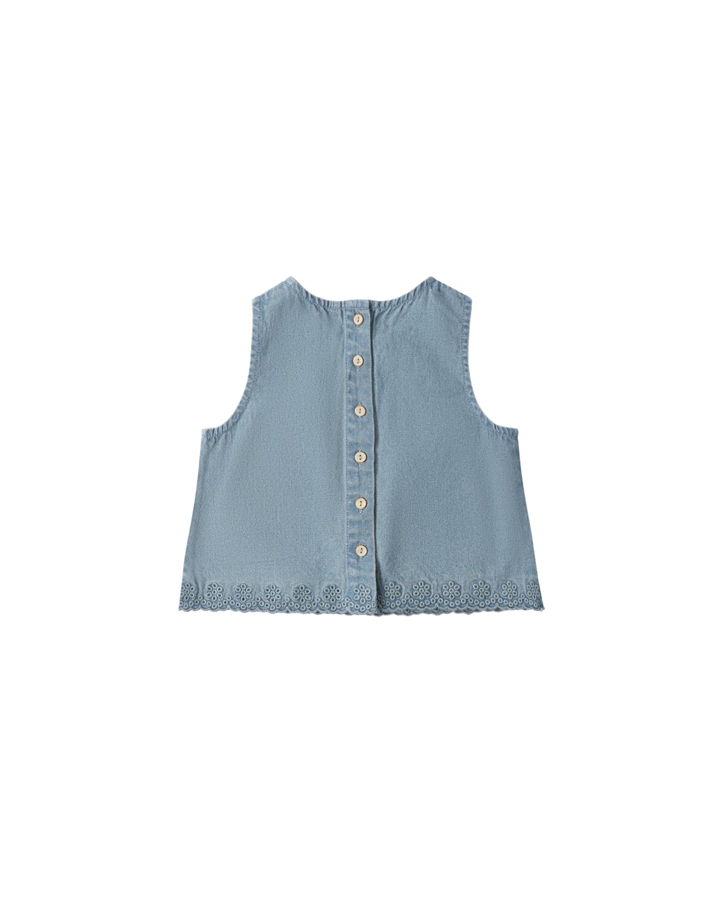 Rylee + Cru - Aaron Top - Washed Blue