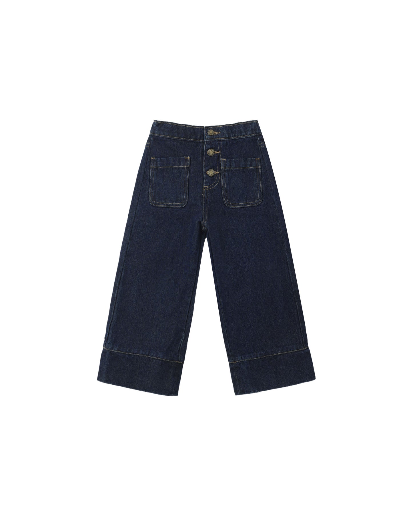 Rylee + Cru - Patch Pocket Pant - Dark Indigo