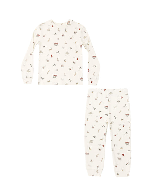 Rylee + Cru - Organic Long Sleeve Pajama Set - Favorite Things