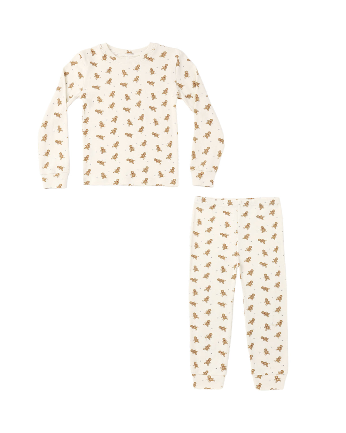 Rylee + Cru - Organic Long Sleeve Pajama Set - Gingerbread