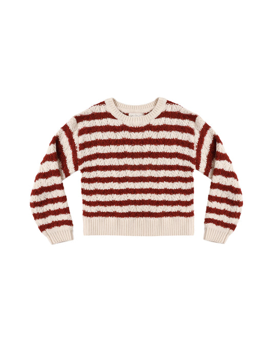 Rylee + Cru - Aspen Sweater - Ruby Stripe