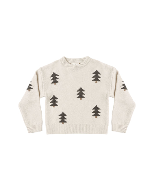 Rylee + Cru - Aspen Sweater - Tree Jacquard