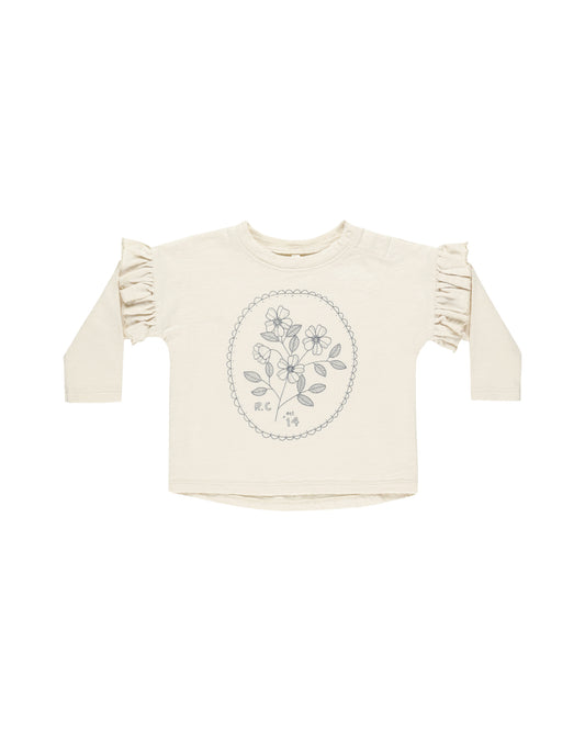 Rylee + Cru - Ruffle Long Sleeve Tee - Wildflower