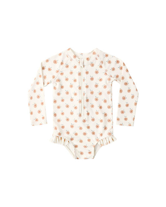 Rylee + Cru - Rashguard One-Piece - Peaches